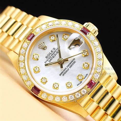 rolex small gold